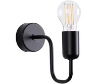 Lampy ścienne - Sollux SL.1445 - Kinkiet VECTOR 1xE27/15W/230V czarny - miniaturka - grafika 1