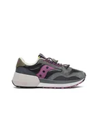 Trampki damskie - Saucony Skórzane sneakersy w kolorze szaro-fioletowym - miniaturka - grafika 1