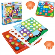 Sortery dla dzieci - SMILY PLAY Mozaika guziczkowa układanka prezent - miniaturka - grafika 1