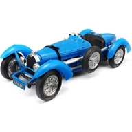 Samochody i pojazdy dla dzieci - Bugatti Type 59 blue 1:18 BBURAGO - miniaturka - grafika 1