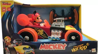 Zabawki zdalnie sterowane - Samochód zdalnie sterowany Mickey Super Charged Hot Rod RC - grafika 1