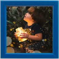 Ramki na zdjęcia - Ramka na zdjęcie, kwadratowa 20x20 niebieska - miniaturka - grafika 1