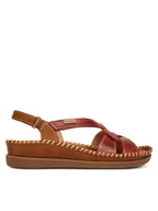 Sandały damskie - Pikolinos Sandały Cadaques W8K-1839C2 Czerwony - miniaturka - grafika 1