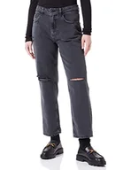 Spodnie damskie - Sisley Jeansy damskie, Czarny Denim 800, 33 - miniaturka - grafika 1