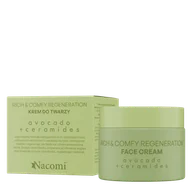 Kremy do twarzy - Nacomi Rich &amp; Comfy Regeneration krem do twarzy Avocado 40ml - miniaturka - grafika 1