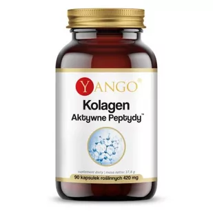 YANGO Kolagen Aktywne peptydy, 90kaps. - Witaminy i minerały - miniaturka - grafika 1