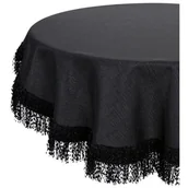 Obrusy i serwetki - Obrus EUROFIRANY Jasper 150 cm Czarny - miniaturka - grafika 1