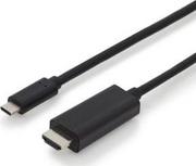 Kable komputerowe i do monitorów - Digitus Kabel adapter USB 3.1 Gen 1 SuperSpeed+ Typ USB C/HDMI M/M czarny 5m AK-300330-050-S - miniaturka - grafika 1