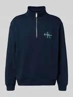 Bluzy męskie - Bluza o kroju regular fit z wyhaftowanym logo model ‘Terry’ - miniaturka - grafika 1