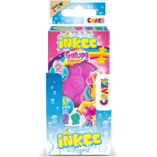 Craze INKEE Galupy Unicorn kule do kąpieli dla dzieci 3x15 g - Kosmetyki kąpielowe dla dzieci - miniaturka - grafika 1
