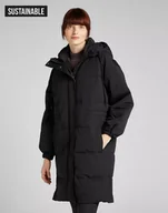 Kurtki damskie - Lee Long Puffer Damska Kurtka Zimowa Black L56Ixw01-S - miniaturka - grafika 1