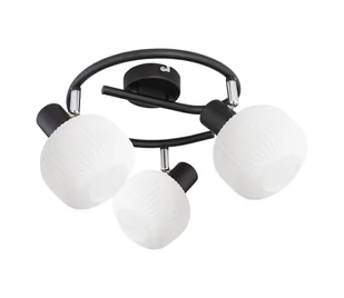 Prezent 27521 - Oświetlenie punktowe ARYA 3xE14/40W/230V czarny/biały - Lampy sufitowe - miniaturka - grafika 1