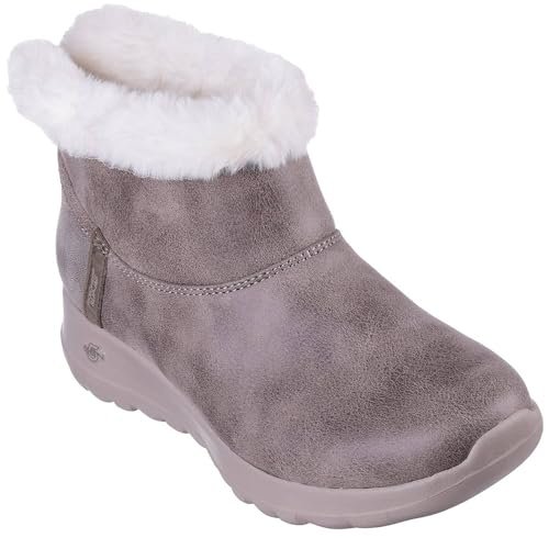 Skechers Damskie botki Go Joy Cozy Dream, Brązowy, 41 EU