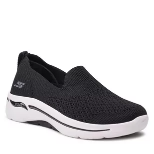 Skechers Półbuty Delora 124418/BKW Black/White - Półbuty damskie - miniaturka - grafika 1