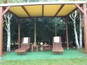 Parasole ogrodowe - Dach tarasowy całoroczny PVC na WYMIAR - miniaturka - grafika 1