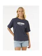 Koszulki męskie - Koszulka RIP CURL Surf Puff Relaxed Tee granatowy L - miniaturka - grafika 1