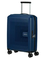 Walizki - Walizka mała poszerzana American Tourister AeroStep - navy blue - miniaturka - grafika 1