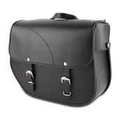 Akcesoria motocyklowe - Sakwa na Siedzenie Prawa CustomAcces Sant Louis (z Metalową Płytką) Czarna - miniaturka - grafika 1