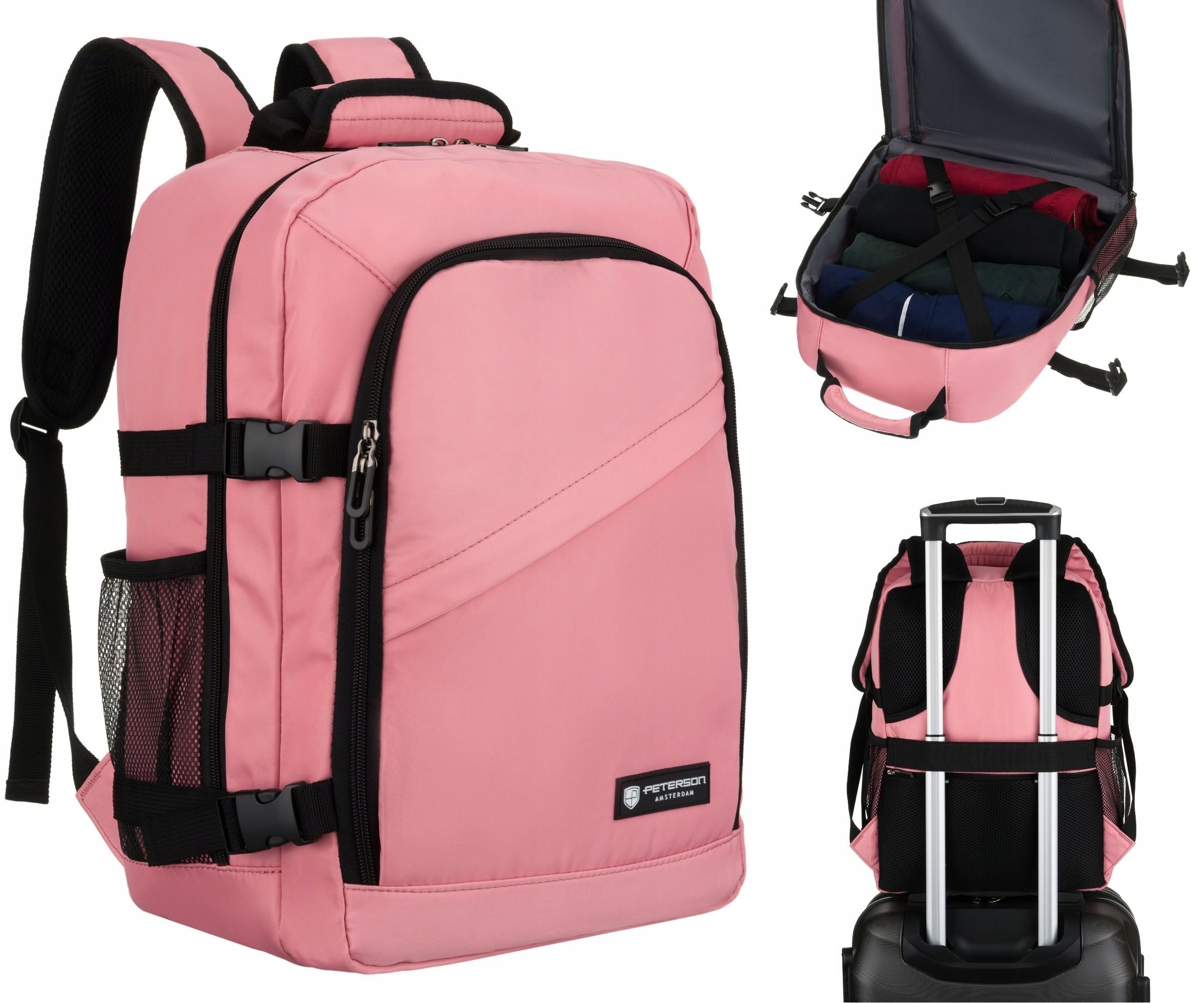 Plecak Ryanair 40x30x20 Do Samolotu Podróżny Bagaż Podręczny Kabinowy Mocny