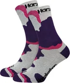 Skarpetki damskie - skarpety damskie HORSEFEATHERS CAMO SOCKS Grape - miniaturka - grafika 1