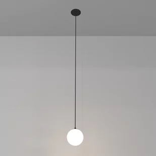 Lampa wisząca Luna P039PL-5W3K-10-B Maytoni LED 5W 3000K nad stół biała czarna - Lampy sufitowe - miniaturka - grafika 1