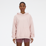 Bluzy damskie - Bluza damska New Balance WT41537OUK  różowa - miniaturka - grafika 1