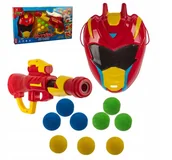 Zabawki militarne - SHOOTING NA PIANKOWE KULKI + MASKA DLA DZIECI ZABAWKOWY - miniaturka - grafika 1