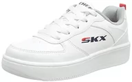 Buty dla chłopców - Skechers Trampki chłopięce Sport Court 92, białe, 40, biały - miniaturka - grafika 1