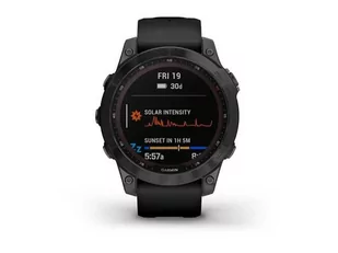 Garmin Fenix 7 Sapphire Czarny - Smartwatch - miniaturka - grafika 1