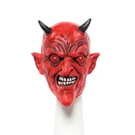 Dodatki do strojów karnawałowych - Amscan, Maska lateksowa Red Devil - miniaturka - grafika 1