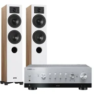 Zestawy stereo - Zestaw stereo YAMAHA MusicCast R-N800A + INDIANA Line Diva 5 Dąb - miniaturka - grafika 1