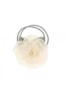 Zabawki kreatywne - Gumka do włosów kwiat złamana biel Paris - miniaturka - grafika 1