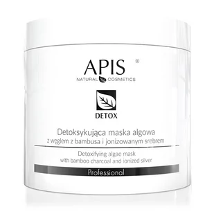 Apis Professional Detoksykująca maska algowa z węglem z bambusa i jonizowanym srebrem - Detox Mask Detoksykująca maska algowa z węglem z bambusa i jonizowanym srebrem - Detox Mask - Kremy i maski do rąk - miniaturka - grafika 1