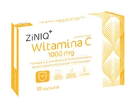 Witaminy i minerały - ZINIQ Witamina C 1000 mg, 10 kapsułek - miniaturka - grafika 1