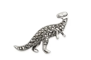 Metalowa Broszka Radosny Dinozaur Mała - Broszki - miniaturka - grafika 1