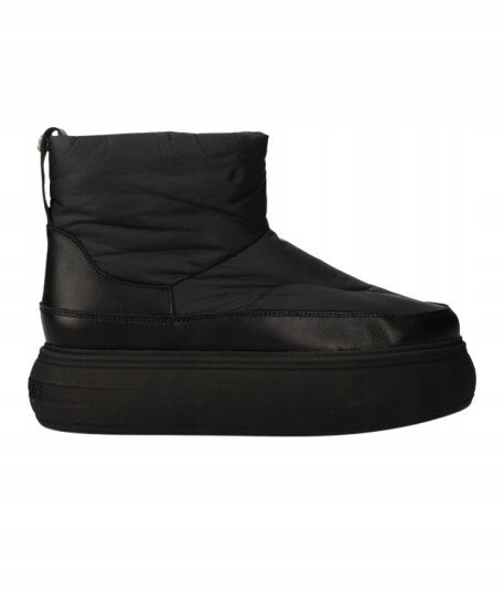 STEVE MADDEN ŚNIEGOWCE DAMSKIE CZARNE WSUWANE ZE SKÓRĄ 38 1I1C