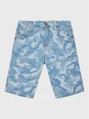 Spodenki damskie - Guess Szorty jeansowe L3GD16 D4ZV0 Niebieski Regular Fit - miniaturka - grafika 1