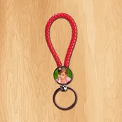 Breloki - Brelok okrągły pleciony z Twoim zdjęciem - miniaturka - grafika 1