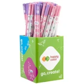 Ołówki - Happy Color Ołówek trójkątny 2B Pearl flower (72szt) w kubku - miniaturka - grafika 1