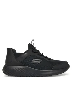 Skechers Sneakersy Bounder 403822L BBK Czarny - Buty dla chłopców - miniaturka - grafika 1