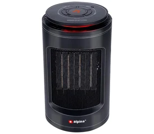 Wentylator Wentylator z elementem grzejnym 600/1200W/230V czarny - Wentylatory - miniaturka - grafika 1