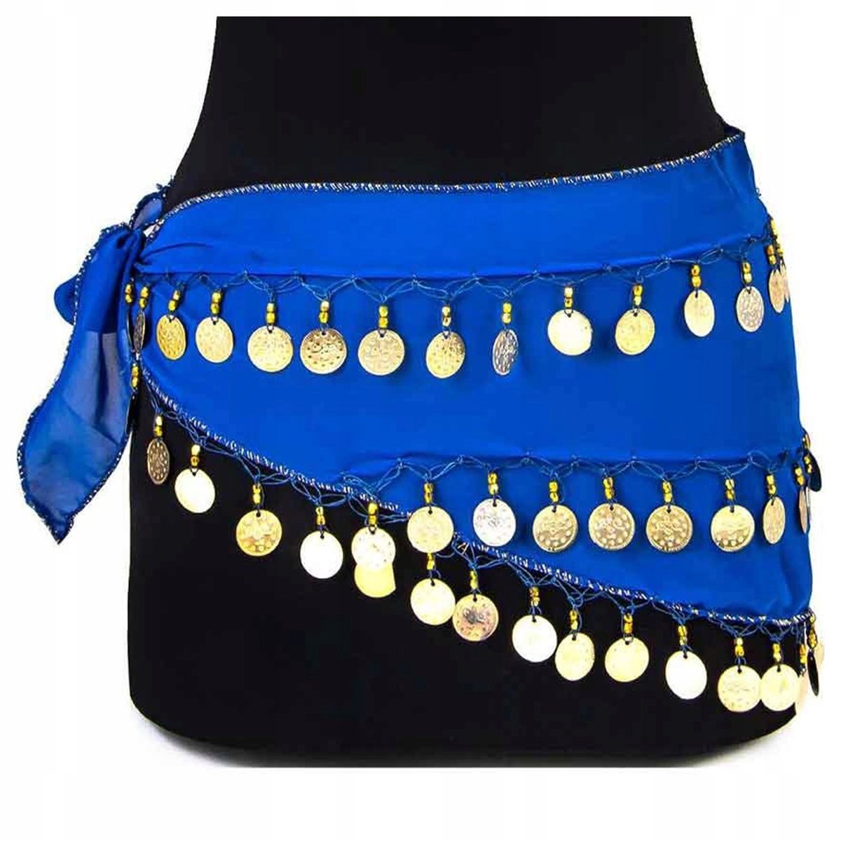 Chusta Pas Strój Kostium Taniec Brzucha Tancerka Orientalny Monety Piękny