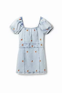 Desigual Damska sukienka casual, niebieski, M - Sukienki - miniaturka - grafika 1