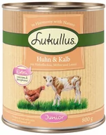 Mokra karma dla psów - Lukullus Junior 24 X 400 G - Kurczak Z Cielęciną - miniaturka - grafika 1