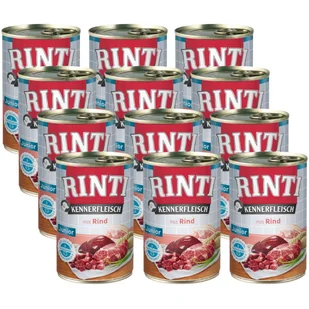 Rinti Kennerfleisch Junior Rind karma mokra dla psa - wołowina 12x400g - Mokra karma dla psów - miniaturka - grafika 1