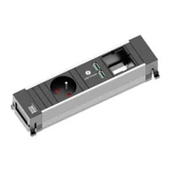 Listwy zasilające - BACHMANN Power Frame 1x UTE Francja 1x USBCharger 1x ABD Power 0.1m GST18 - miniaturka - grafika 1