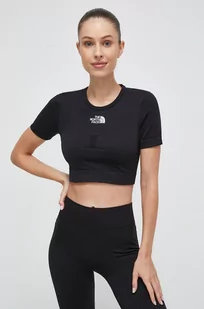 The North Face t-shirt treningowy kolor czarny - Koszulki sportowe damskie - miniaturka - grafika 1