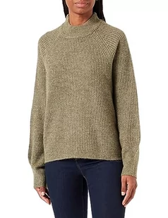 PIECES Damski sweter z dzianiny Pcnatalee Ls O-Neck Knit Noos Bc Qx, Deep Lichen Green, 42/44 - Swetry damskie - miniaturka - grafika 1