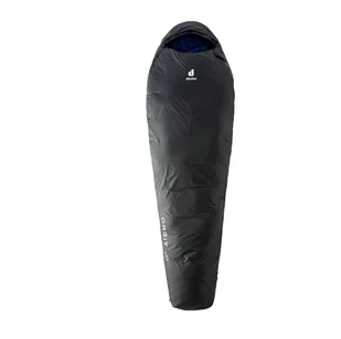 Deuter Orbit +5° Sleeping Bag Regular, szary Left Zipper 2021 Śpiwory syntetyczne - Śpiwory - miniaturka - grafika 1