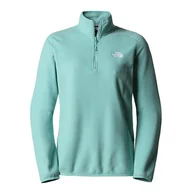 Bluzy sportowe damskie - Bluza The North Face 100 Glacier 0A5IHN6R71 - niebieska - miniaturka - grafika 1